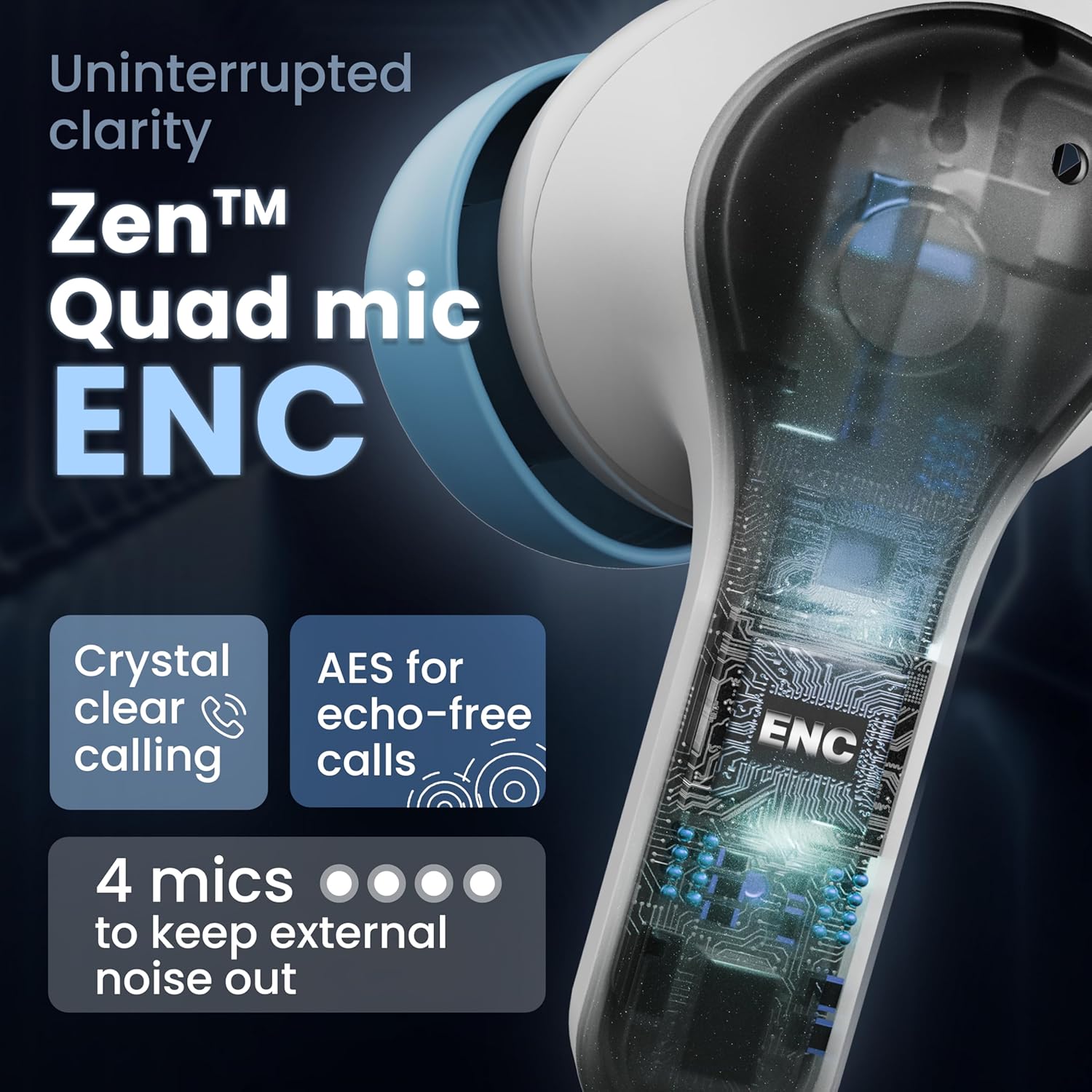 GOBOULT Made in India K10 Ear Buds Wireless - Image 4