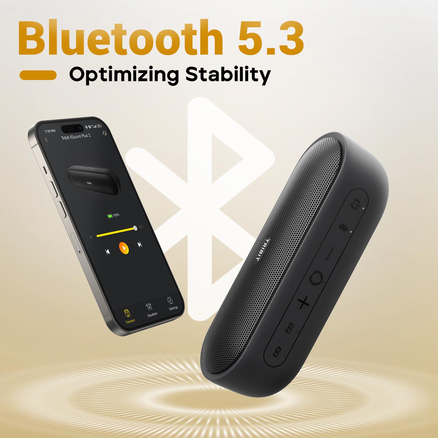 Tribit XSound Plus 2 30W 5.3 Bluetooth Wireless Speakers - Image 4