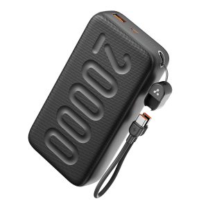 Ambrane 20000mAh Powerbank with in-Build Type C Cable