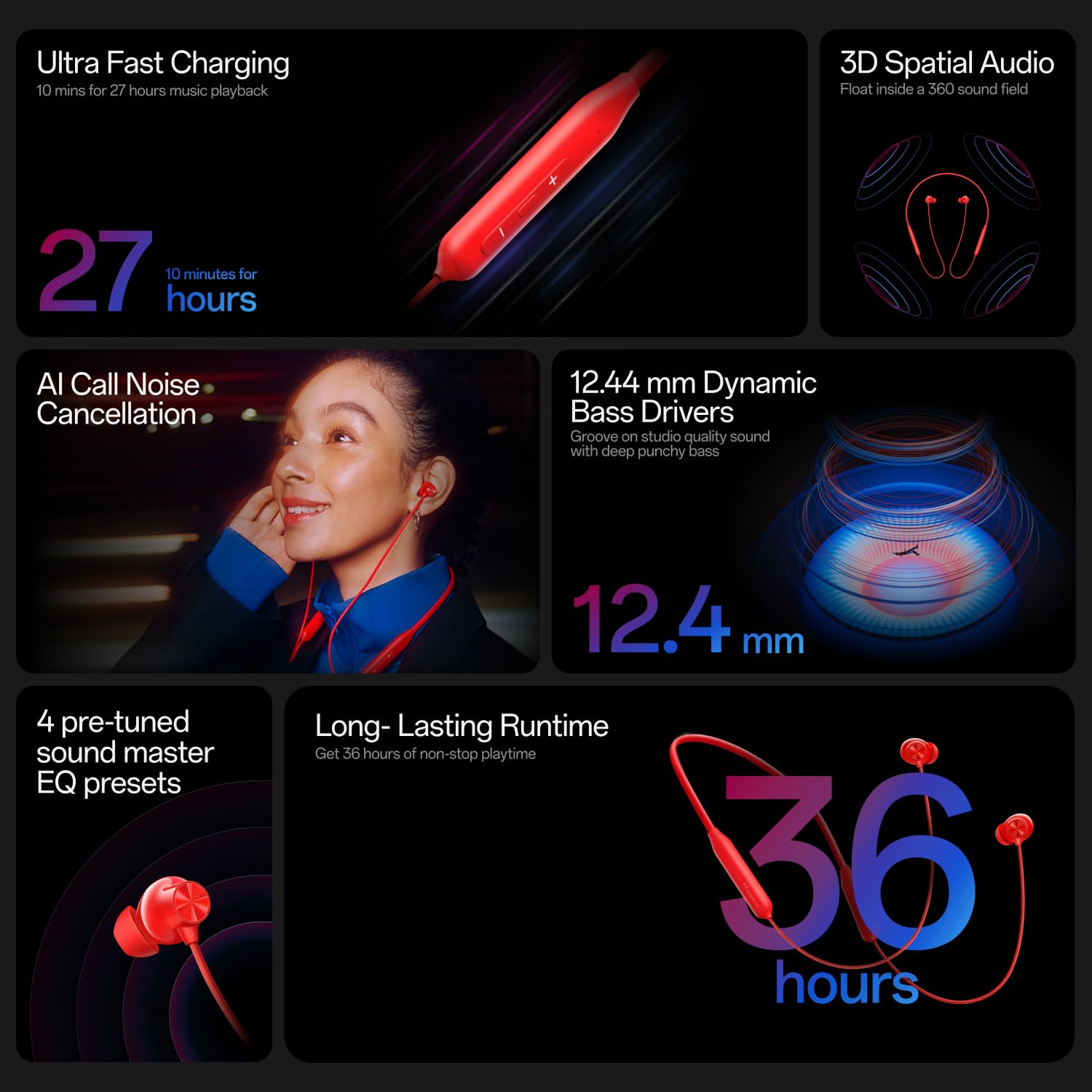 OnePlus Bullets Wireless Z3 in-Ear Neckband - Image 2