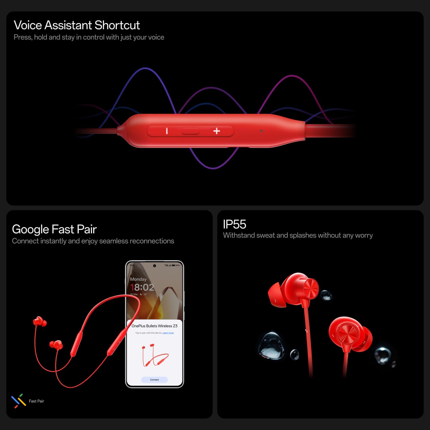 OnePlus Bullets Wireless Z3 in-Ear Neckband - Image 3