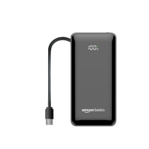 Amazon Basics Power Bank, 10000mAh, 35W Nano